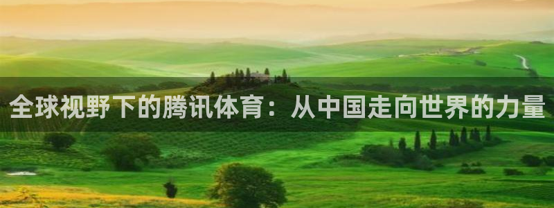 so米直播体育直播平台：全球视野下的腾讯体育：从中国走向世界的力量